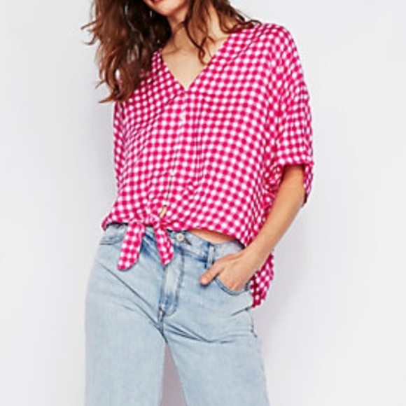 Express gingham top - Picture 5 of 5